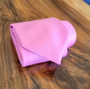 Pink Tie and handkerchief